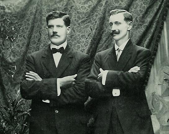 Missionários Gunnar Vingren e Daniel Berg, pioneiros do pentecostalismo no Brasil.